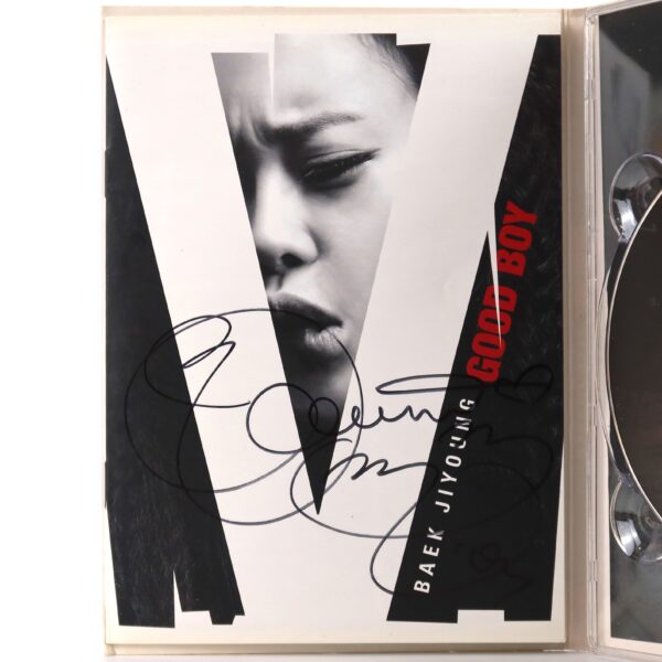 Baek Ji Young - Good Boy Signed Autographed CD Album 2012 K-Pop Z Young