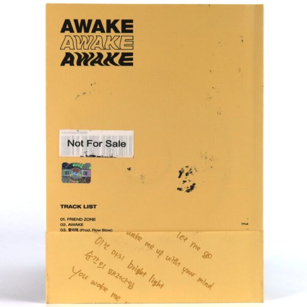 JBJ95 - Awake [Yellow Ver.] 2nd Mini Album Signed Autographed CD Promo 2019