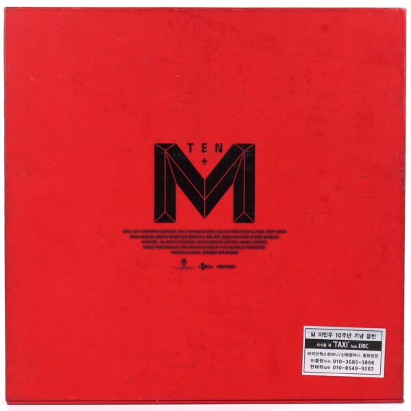 M / Lee Min Woo - M + Ten 10th Anniversary Signed Album CD Promo Shinhwa [read]