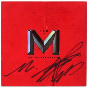 M / Lee Min Woo - M + Ten 10th Anniversary Signed Album CD Promo Shinhwa [read]