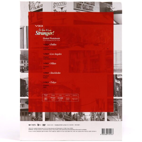Vixx - Hello Stranger! Global Photobook DVD Polaroids Complete Set 2014