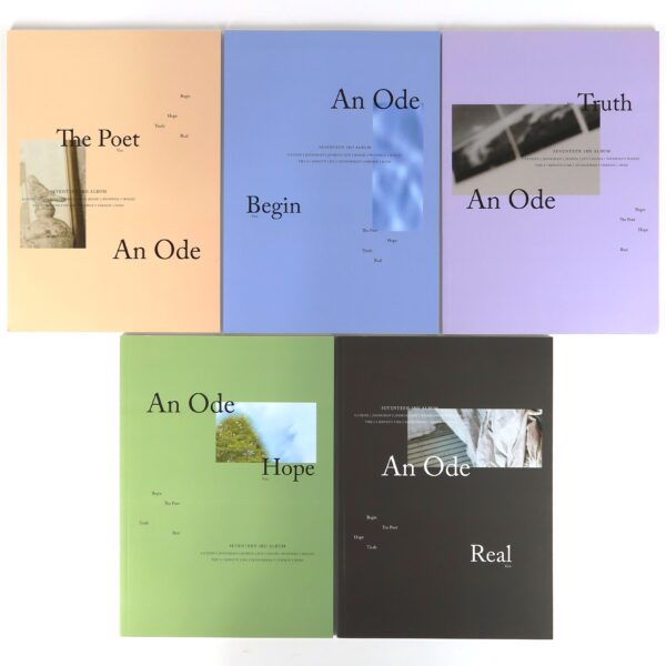 Seventeen - An Ode Note Book Complete Set of 5 2019 Official Goods