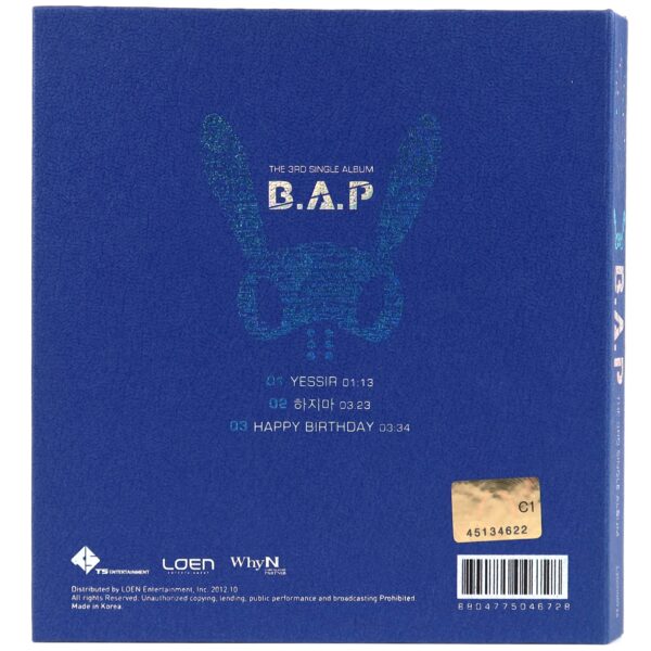 B.A.P - The 3rd Single Album CD K-Pop 2012