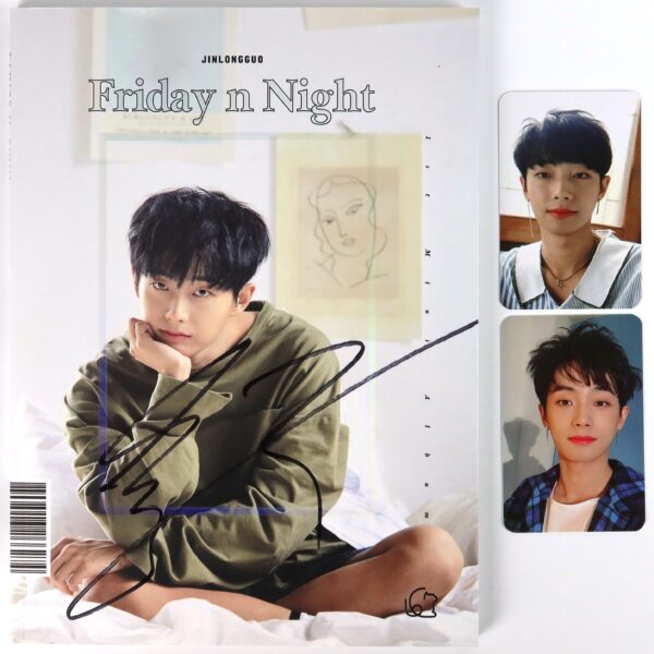 Jin Longguo - Friday n Night [A Ver.] 1st Mini Album Signed CD Promo 2018 JBJ