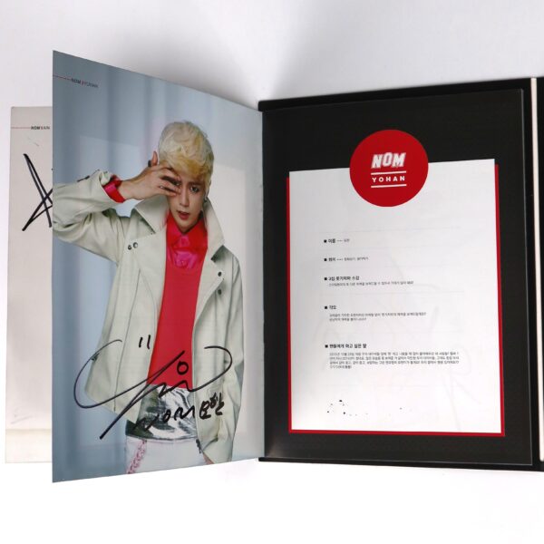 NOM - Kidding Me Pages Signed Autographed CD Album K-Pop 2015