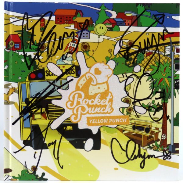 Rocket Punch - Yellow Punch 4th Mini Album Signed Autographed CD Promo 2022