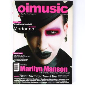 Marilyn Manson in Oimusic Magazine Korea May 2003 Madonna