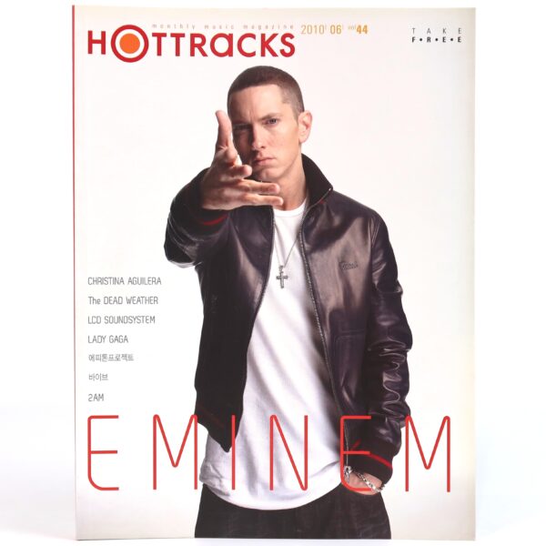 Eminem in Hottracks Magazine Korea June 2010 Christina Aguilera Lady Gaga