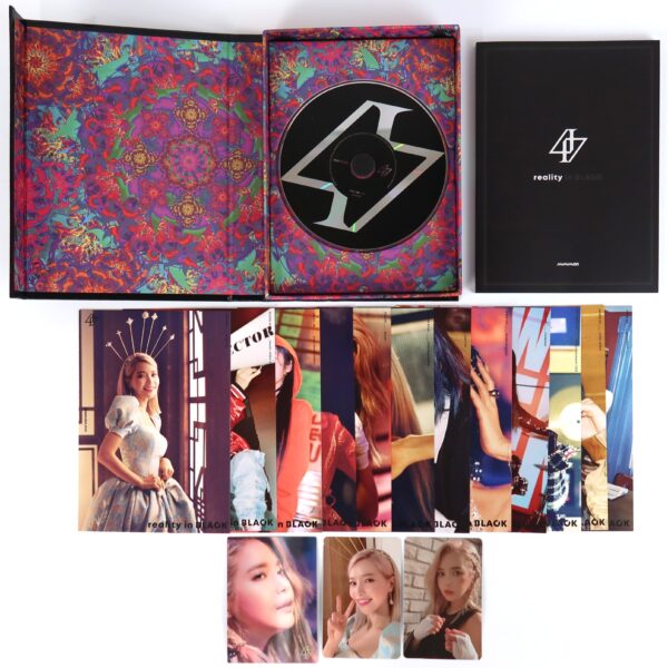 Mamamoo - Reality In Black Album CD + Solar Photocard Set