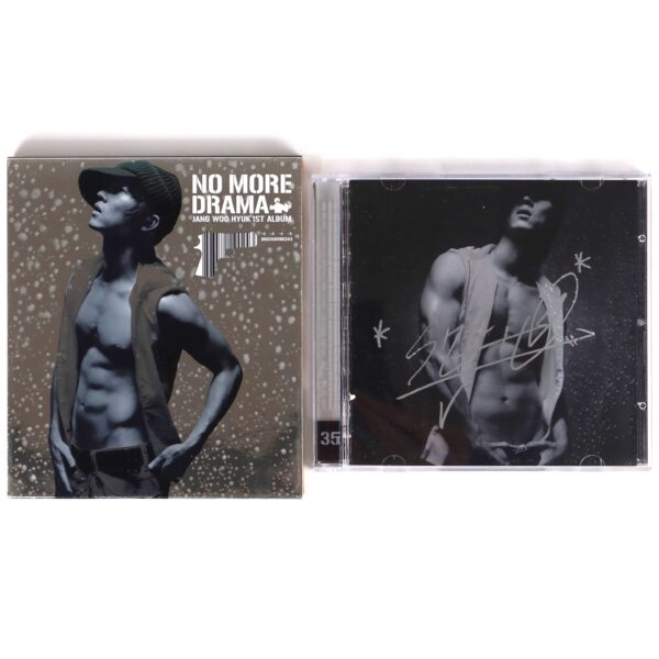 IMG_9371 Jang Woo Hyuk - No More Drama Signed Autographed CD Album K-Pop 2005 H.O.T