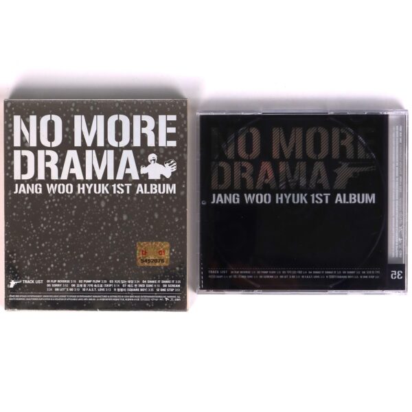 IMG_9374 Jang Woo Hyuk - No More Drama Signed Autographed CD Album K-Pop 2005 H.O.T