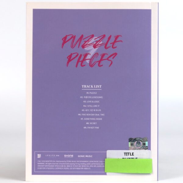 Arran - Puzzle Pieces Signed Autographed Album CD Promo K-Pop Korea 2019