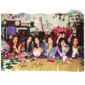 Weeekly - Colorise Signed Autographed Poster Blue