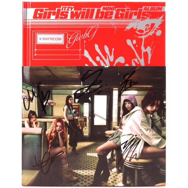 Itzy - Girls Will Be Girls [Photobook Ver.] Mini Album Signed CD Promo 2025 2