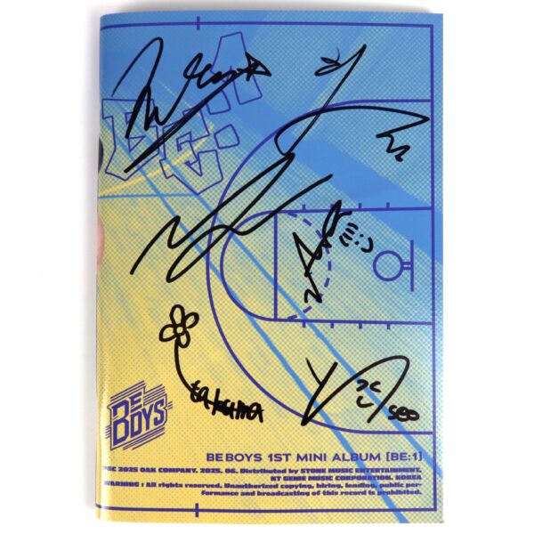 Be Boys - BE:1 [Ground Ver.] 1st Mini Album Signed CD Promo 2025