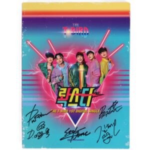 The T-Bird - Rock Star 1st Single Signed Autographed CD Album Promo K-Pop 2019