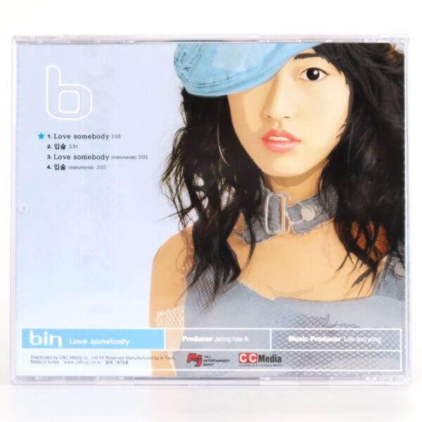 Bin - Love Somebody CD Single Album Sealed K-Pop 2003 Jeon Hye-bin LUV