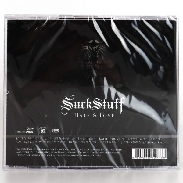 Suck Stuff - Hate & Love 4th Album Sealed CD K-Rock 2010 Suckstuff