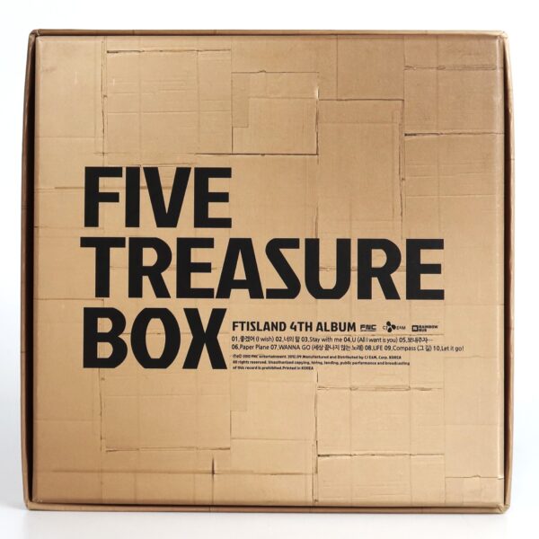 FTIsland - Five Treasure Box Signed Autographed CD Album 2012 K-Pop