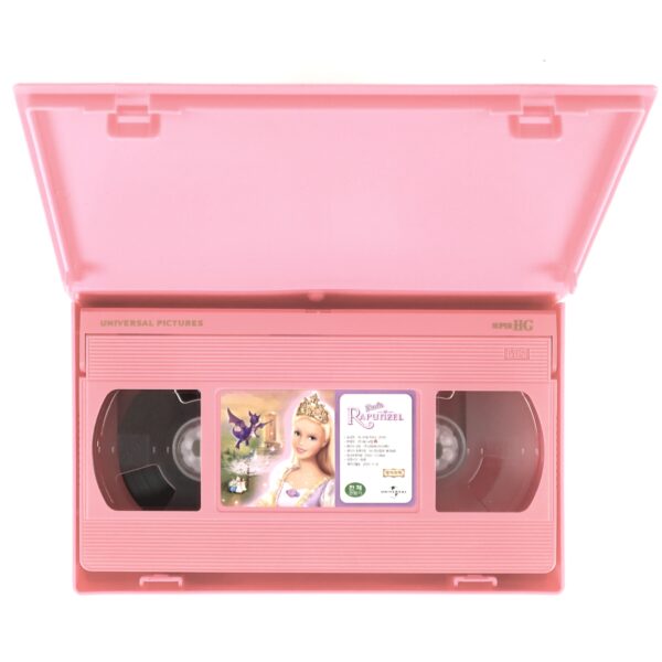 Barbie as Rapunzel (2002) Korean VHS [NTSC] Korea English Audio Pink