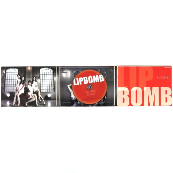 Flashe - Lip Bomb Signed Autographed CD Single Album Promo 2016 K-Pop