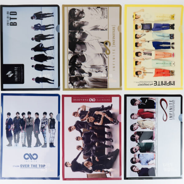 Infinite Clear File Set 7 Pcs Concert Goods 2013.03.01 K-Pop