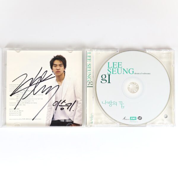 IMG_1142 Lee Seung Gi – Dream Of A Moth Album Signed Autographed CD K-Pop 2010