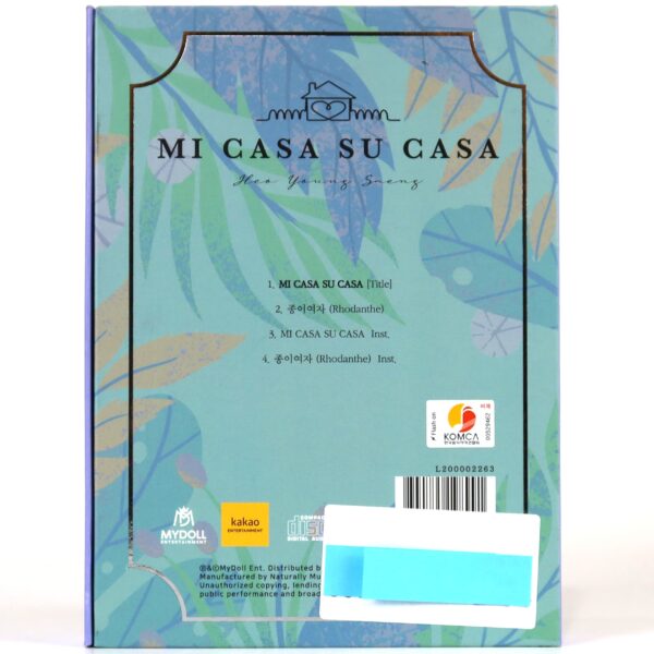 Heo Young Saeng - Mi Casa Su Casa Signed Autographed Album CD Promo 2021 SS501