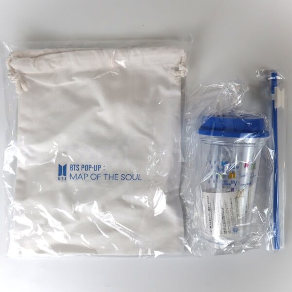 BTS Map Of The Soul Pop-Up Reusable Tumbler Set
