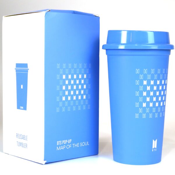 BTS Map Of The Soul Pop-Up Reusable Tumbler 530 ml Blue