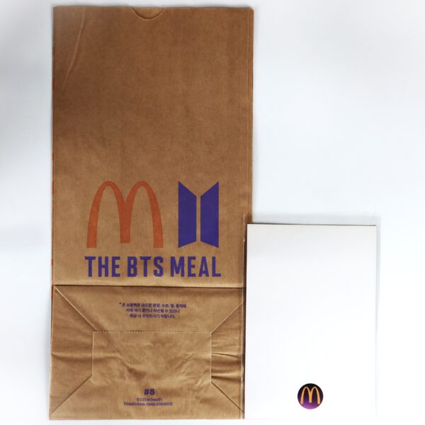 McDonalds The BTS Meal Bag #8 Large & Happy Birthday Card Set