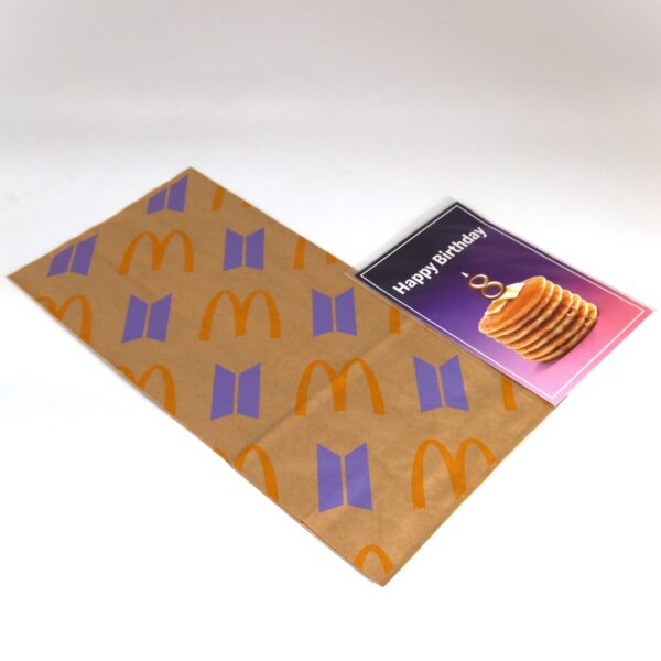McDonalds The BTS Meal Bag #8 Large & Happy Birthday Card Set