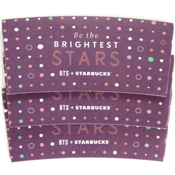 IMG_1875 BTS + Starbucks The Brightest Stars Cup Holder Set of 3