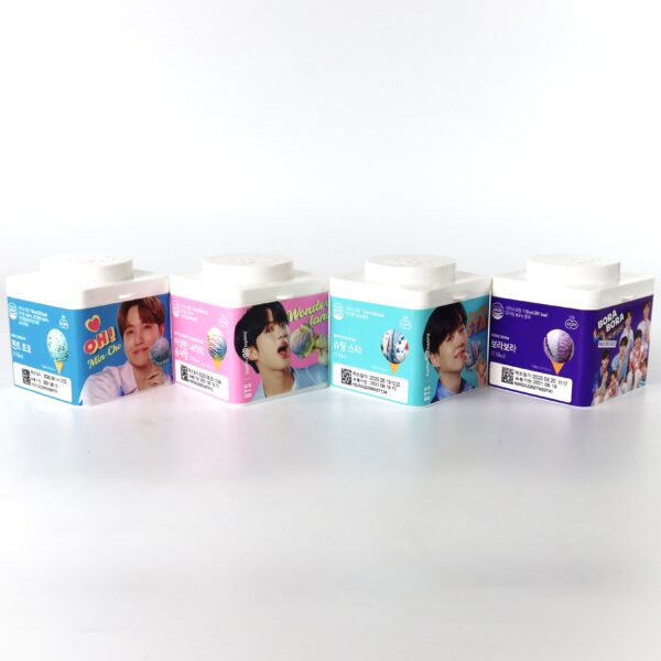 BTS x Baskin Robbins Ice Cream J-Hope Suga Jin Group Empty Packaging Set