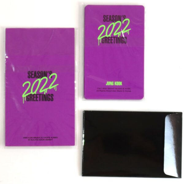 BTS 2022 Season's Greetings Photocard Set + ID Photo Set + Code Card