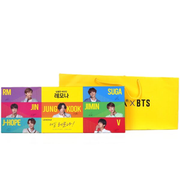 BTS x Lemona Special Edition Empty Bottle Complete Set