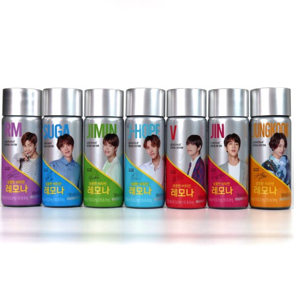 BTS x Lemona Special Edition Empty Bottle Complete Set