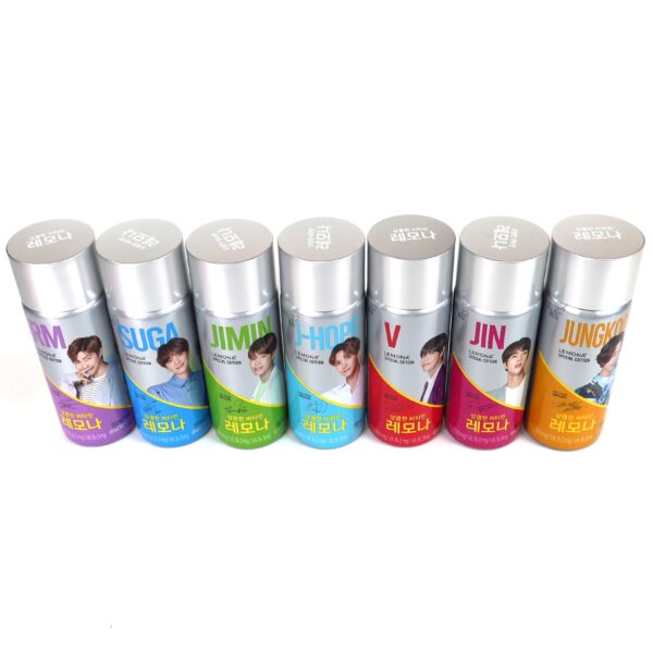 BTS x Lemona Special Edition Empty Bottle Complete Set