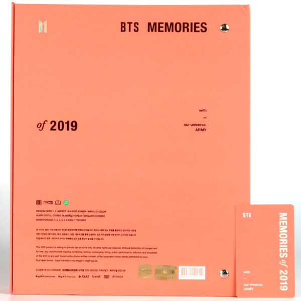 BTS Memories of 2019 DVD Binder Set RM Photocard