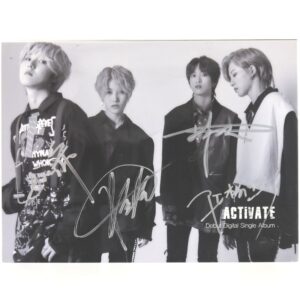 Fanxy Red - Activate Debut Single Album Signed Autographed CD Promo K-Pop 2019