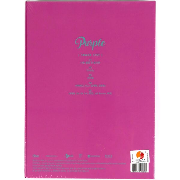 Mamamoo - Purple [A Ver.] 5th Mini Album CD Sealed 2017