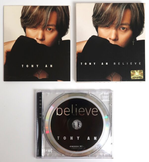 IMG_992207 Tony An - Believe 1st Album CD 2004 Ahn H.O.T. K-Pop 2004 Thick Case
