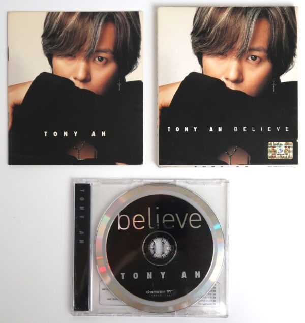IMG_993007 Tony An - Believe 1st Album CD 2004 Ahn H.O.T. K-Pop 2004 Thin Case