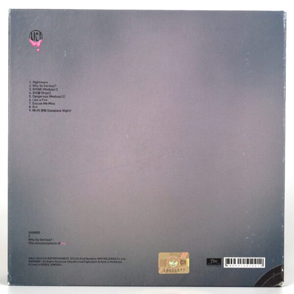 IMG_9958 Shinee - Why So Serious? - The Misconceptions of Me Album CD No PC 2013