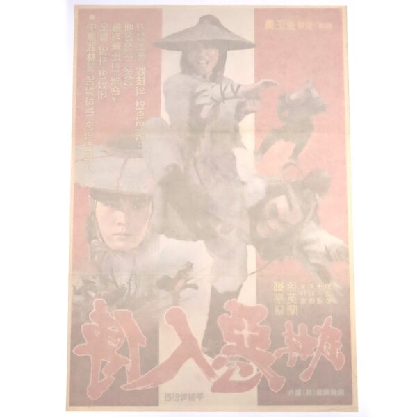 The Story of Murim Wicked Man (1980) Vintage Korean Movie Poster Korea 무림악인전
