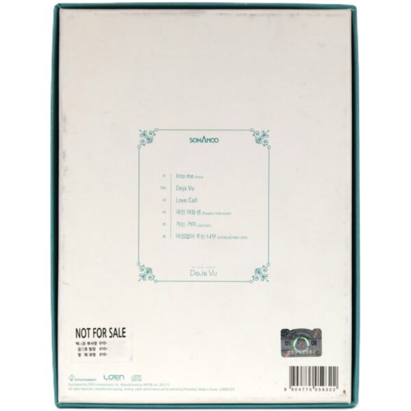 Sonamoo - Deja Vu Signed Autographed CD Album Promo 2014 K-Pop