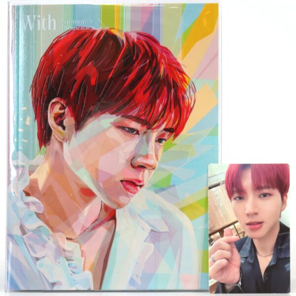 Nam Woo Hyun - With [A Ver.] 4th Mini Album Signed Promo CD 2021 Infinite