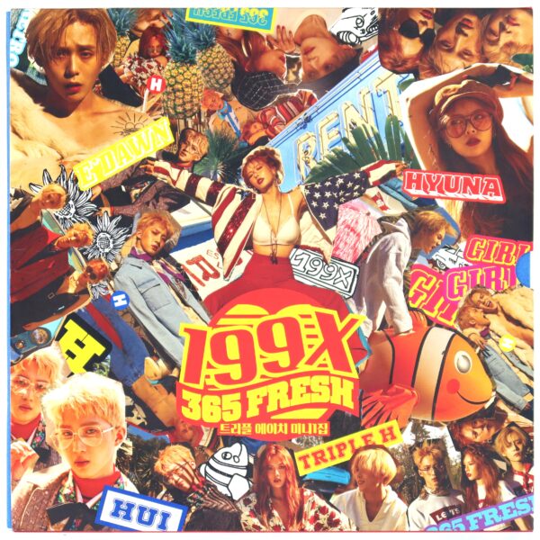 Triple H - 199X 365 Fresh 1st Mini Album CD Promo 2017 K-Pop