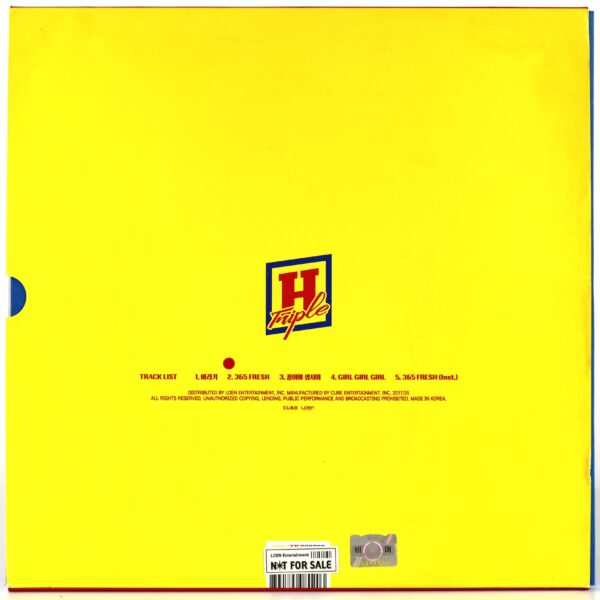 Triple H - 199X 365 Fresh 1st Mini Album CD Promo 2017 K-Pop