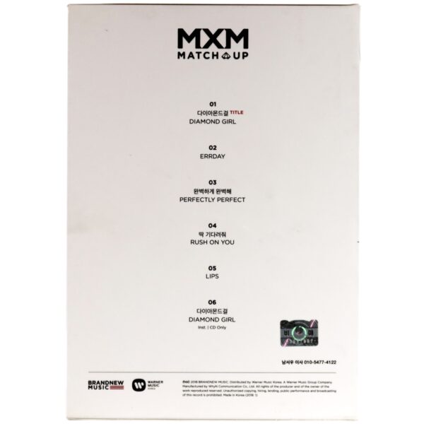 MXM - Match Up 2nd Mini Album Signed Autographed CD Promo Brandnewboys